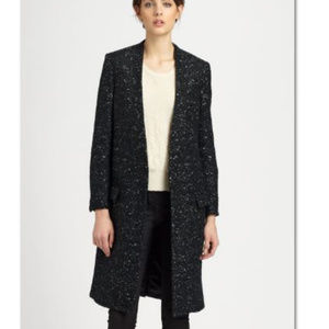 Surface to Air Black Tweed Coat